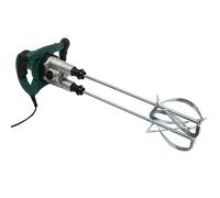 Mélangeur de mortier électrique portable - 2800 W - 6 vitesses - Avec double agitateur pour peinture et coulis - Mélangeur à béton professionnel en métal