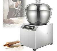 Mélangeur de pâte commercial en acier inoxydable, capacité de 5 kg, machine à mélanger en spirale avec minuterie de 30 minutes et double rotation pour boulangerie, restaurant, pizza, pâte à pain