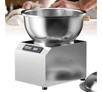 Mélangeur de pâte commercial - Machine à pétrir électrique en acier inoxydable 2200 W amovible avec double rotation pour boulangerie et restaurant