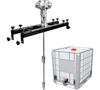 Mélangeur de peinture à agitateur d'air, mélangeur de réservoir, agitateur de réservoir pneumatique, avec hélice pliante, spécial for barils IBC Ton,grand(Small5Cylinders)