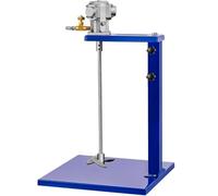 Mélangeur de peinture, agitateur d'air de peinture manuel de 5 gallons/20 litres, agitateur de peinture automatique à vitesse réglable avec support de levage(Aluminum Alloy)