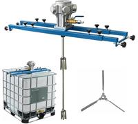 Mélangeur De Peinture Avec Hélice Pliable, Longueur Extensible De 720 À 1200 Mm, Pour Adhésifs, Lubrifiants, Peintures Et Résines. Small 5 Cylinders