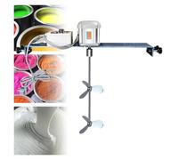 Mélangeur de peinture électrique 1750 W, bétonnière avec support et lame en acier inoxydable(A)