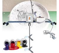 Mélangeur de peinture électrique, 60 gallons, avec tige et lame en acier inoxydable.