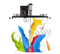 Mélangeur de peinture électrique à tambour, agitateur à tambour avec brosse rotative, moteur à aimant permanent servo, support rétractable de 72 à 120 cm.