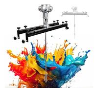 Mélangeur de peinture électrique avec crochet et hélice pliable pour dissoudre efficacement l'encre dans les réservoirs industriels