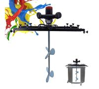Mélangeur de peinture électrique - hélice pliable et support pour dissolution d'encre