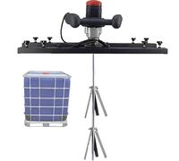 Mélangeur de peinture électrique, mélangeur de réservoir robuste de 3200 W avec vitesse réglable de 0 à 800 tr/min, capacité de mélange de 1000 l/1 tonne, comprend un support de suspension pour un