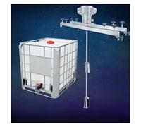 Mélangeur de peinture électrique, mélangeur pneumatique avec support, capacité de 1000L, vanne d'air, pression de régulation: 1/2HP, 3/4HP, 1HP, longueur réglable, 3cylindres(Large5Cylinders)
