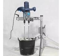 Mélangeur de peinture électro-pneumatique, agitateur à air comprimé automatique pour une dissolution efficace de l'encre, mélangeur à cuve robuste pour le mélange de peintures et de revêtements.