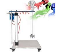 Mélangeur de Peinture et de Boue pneumatique à Ascenseur Automatique Mélangeur de Peinture de 30 gallons 1/4HP Agitateur d'air,B