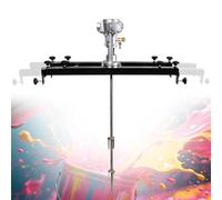Mélangeur de peinture for fûts de 1000L, agitateur pneumatique 1/2HP, 3/4HP, 1HP avec support rétractable, agitateur de peinture for boue, ciment, mortier(Small 5 Cylinder)
