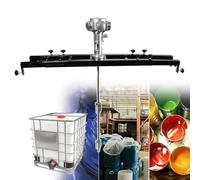 Mélangeur de peinture IBC, mélangeur de cuve commercial, hélice repliable, avec support de cuisson, for matériaux de revêtement de peinture, agitateur dissolvant d'encre liquide visqueux