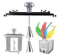 Mélangeur de peinture | Mélangeur à tambour | Support pour batteur de peinture, agitateur d'air, outil de mélange de peinture, mélangeur de peinture avec support (S500)
