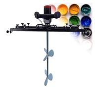 Mélangeur de peinture, mélangeur électrique à réservoir de 3280 W, avec support, hélice pliable, vitesse réglable, adapté aux studios.(C)
