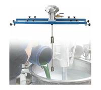 Mélangeur de peinture pneumatique, 1 tonne 1000 l, agitateur d'air de support avec hélice pliante, moteur à air de 265 gallons, outil de mélangeur de peinture pour encre, peinture, revêtement