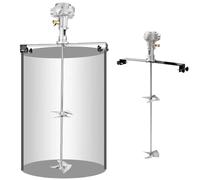 Mélangeur de peinture pneumatique 55 gallons 3/4 CV, agitateur à air for réservoir de 400 L, outil de mélange for encre liquide visqueuse(Aluminum Alloy Blade)