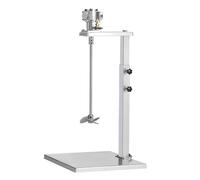 Mélangeur de peinture pneumatique, agitateur d'air de 0 à 1400 tr/min avec support réglable en hauteur, lame de 18 cm, pour liquide visqueux
