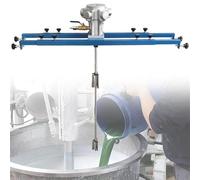 Mélangeur de peinture pneumatique, agitateur d'air IBC de 265 gallons, mélangeur de support avec hélice pliante, outil de mélange de machine d'agitation de peinture for peinture, revêtement