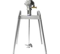 Mélangeur de peinture pneumatique automatique avec plateforme élévatrice et support auxiliaire, idéal pour mélanger les liquides visqueux et les revêtements