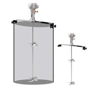 Mélangeur de peinture pneumatique de 55 gallons, agitateur à air for réservoir de 1/2 CV, outil de mélange for encre liquide visqueuse (lame en acier inoxydable)(Aluminum Alloy Blade)