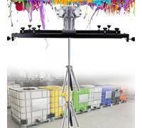 Mélangeur de peinture pneumatique for cuve IBC 1 tonne/1000 L, agitateur, hélice repliable, avec support, for dissolvant d'encre(S400)