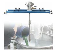 Mélangeur de peinture pneumatique, support de 1 tonne, agitateurs d'air IBC avec hélice pliante, moteur à air de 800 litres, machine à mélanger la peinture pour encre, peinture, revêtement