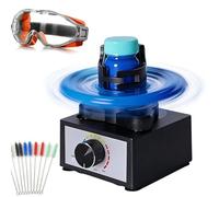 Mélangeur de peinture Vortex, Mini agitateur de peinture, Mélangeur vortex liquide avec 3 vitesses réglables, Machine à agiter d'une capacité de 5 à 100 ml, Mélangeur de peintures pour laboratoire