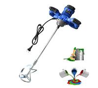 Mélangeur de Peintures, Malaxeur Mortier Colle, 2600W, 6 Vitesses, Betonniere électronique, Agitateur M14 Réglable, Agitateur Malaxeur pour la Peinture, Mortier, Platre, Fourrage, Mastic, Boue Ciment