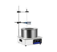 Mélangeur de Pot chaud d'agitateur magnétique, Pot chauffant d'agitation | Mélangeur liquide for bain-marie et bain d'huile, avec système de contrôle de la température à affichage numérique(2L)