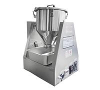 Mélangeur de poudre électrique à rotation 360°, mélangeur de granulés de poudre sèche de laboratoire avec vitesse réglable, machine de mélange de poudre bidirectionnelle automatique(10L/2.6Gal)
