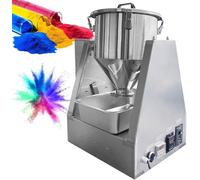 Mélangeur de poudre électrique en acier inoxydable 304, mélangeur de granulés de poudre sèche pour laboratoire, petit mélangeur de poudre sèche, rotation avant/arrière à 360°, options 5L/10L/20L/ 40L