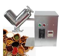 Mélangeur de poudre en acier inoxydable de type V avec affichage LED et minuterie pour laboratoire, enseignement et transformation des aliments