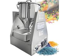 Mélangeur De Poudres Sèches électrique, Mélangeur De Particules Et Granulés, Mélangeur De Poudres En Acier Inox à Rotation à 360° Pour Laboratoire D'enseignement Et De Transformation Alimentaire 10L