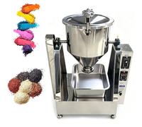 Mélangeur De Poudres Sèches En Acier Inoxydable, Capacité De Traitement De 12 Kg/h, Vitesse Et Minuterie Réglables, Chicanes Amovibles, Cuve De Mélange Étanche, Pour Poudres