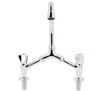 Mélangeur de rénovation - col de cygne - 2 trous BRICOZOR