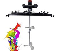 Mélangeur de réservoir électrique 3280 W, agitateur peinture, cintre, hélice pliante, 65-125 cm, télescopique, 0-800 tr/min for colorant d'encre, liquide visqueux(Styleb)