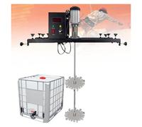 Mélangeur de réservoir électrique 980 W, agitateur IBC, agitateur de peinture commercial 1 tonne avec support, équipement de mélange de peinture,(A)