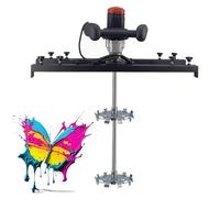 Mélangeur de réservoir électrique, agitateur de peinture, mélangeur de peinture IBC, mélangeur de boue portatif, avec support, hélice pliante, for agitateur de dissolvant d'encre(B)