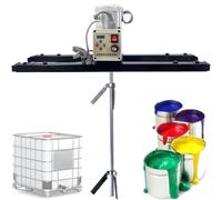 Mélangeur de réservoir électrique avec double pale pliable - Gamme télescopique pour mélanger divers conteneurs