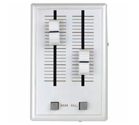 Mélangeur de son audio Mini mélangeur de poche Mini mélangeur de téléphone portable Interfaces 3,5 mm avec adaptateur secteur, prise blanche et UE