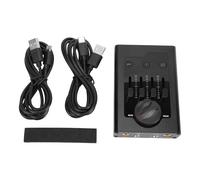 Mélangeur de son compact Connexion de surveillance en temps réel pour la diffusion en direct (Noire)