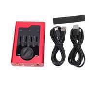 Mélangeur de son compact Connexion de surveillance en temps réel pour la diffusion en direct (Rouge)