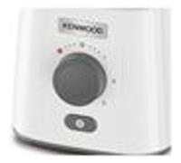 Kenwood BLP41.C0WH Mixeur, Carafe de 2L avec poignée pratique, lames en acier, 3 vitesses+Pulse, y compris accessoire haché, pieds antidérapants, plastique, blanc et gris