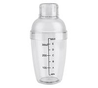 Mélangeur de Tasse à Cocktail, Résine PC Transparente, Tasse de Mélange de Shaker à Cocktail avec Bouteille de Shaker à échelle, Outil de Bar pour la Maison, la Fête, le Bar et