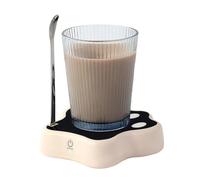 Mélangeur de tasses pour café, base de tasse à mélanger électrique - Mélangeur automatique à base d'agitation rechargeable, gadgets de cuisine, polyvalents pour tasses à lait, tasses en verre