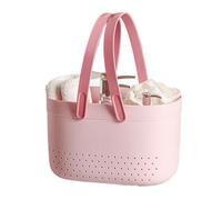 Mélangeur de toilette - Organisateur de douche portable avec poignées, bac de rangement de drainage léger, panier de bain multifonctionnel, support durable | Organisateur de bac de douche de salle de