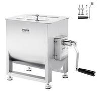 Mélangeur de viande manuel VEVOR BX-20 30L réservoir fixe inox réducteur