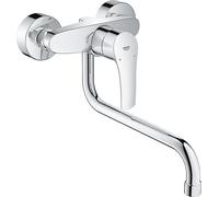 GROHE Eurosmart Mitigeur monocommandé pour évier, montage mural, saillie 276mm, orientable, 32224003