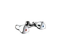 Mélangeur de douche mural laiton chromé M1/2entraxe 110 mm Delabie